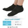 imageBAMBOO COOL Kids Ankle Socks 8 Pairs Boys Girls Low Cut Breathable Socks 812Y Mesh Athletic Sock8 Pairs Black