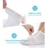 imageBAMBOO COOL Kids Ankle Socks 8 Pairs Boys Girls Low Cut Breathable Socks 812Y Mesh Athletic Sock8 Pairs White