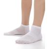 imageBAMBOO COOL Kids Ankle Socks 8 Pairs Boys Girls Low Cut Breathable Socks 812Y Mesh Athletic Sock8 Pairs White