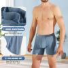 imageBAMBOO COOL Mens Ultra ComfortSoft Underwear Moisture Wicking ampamp Breathable No Ride Up Boxer Briefs with Fly Multipack04assorted 4 Pack