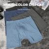 imageBAMBOO COOL Mens Ultra ComfortSoft Underwear Moisture Wicking ampamp Breathable No Ride Up Boxer Briefs with Fly Multipack04assorted 4 Pack