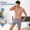 imageBAMBOO COOL Mens Ultra ComfortSoft Underwear Moisture Wicking ampamp Breathable No Ride Up Boxer Briefs with Fly Multipack05assorted 4 Pack