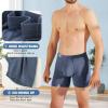 imageBAMBOO COOL Mens Ultra ComfortSoft Underwear Moisture Wicking ampamp Breathable No Ride Up Boxer Briefs with Fly Multipack06assorted 4 Pack