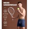 imageBAMBOO COOL Mens Ultra ComfortSoft Underwear Moisture Wicking ampamp Breathable No Ride Up Boxer Briefs with Fly Multipack23assorted 5 Pack