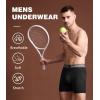 imageBAMBOO COOL Mens Ultra ComfortSoft Underwear Moisture Wicking ampamp Breathable No Ride Up Boxer Briefs with Fly Multipack24assorted 5 Pack