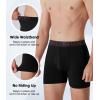 imageBAMBOO COOL Mens Ultra ComfortSoft Underwear Moisture Wicking ampamp Breathable No Ride Up Boxer Briefs with Fly Multipack25assorted 5 Pack