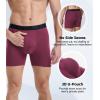 imageBAMBOO COOL Mens Ultra ComfortSoft Underwear Moisture Wicking ampamp Breathable No Ride Up Boxer Briefs with Fly Multipack26assorted 5 Pack