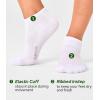 imageBAMBOO COOL Womens Ankle Socks Bamboo Viscose Basic Low Cut MoistureWicking Cushioned AntiBlisterWhite6