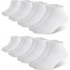 imageBAMBOO COOL Kids Ankle Socks 8 Pairs Boys Girls Low Cut Breathable Socks 812Y Mesh Athletic Sock8 Pairs White