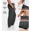 imageBAMBOO COOL Mens Sweatpants Lightweight Athletic Pants for Workout Jogging Running Gym Dry Loosefit Tapered JoggersCdark Grey