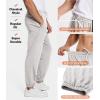 imageBAMBOO COOL Mens Sweatpants Lightweight Athletic Pants for Workout Jogging Running Gym Dry Loosefit Tapered JoggersDlight Grey