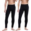 imageMens Heavyweight Thermal Underwear Long Johns Bottom with Soft Wool Lining Stretch Comfortable Base Layer for Cold WeatherBlack2