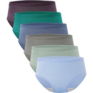 imageWomens Underwear Breathable Mesh MoistureWicking Briefs Keeps You Cool Soft ampamp Lightweight Ladies Panties 6PackMulticolor A6pack
