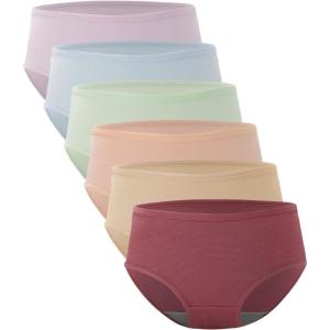 imageWomens Underwear Breathable Mesh MoistureWicking Briefs Keeps You Cool Soft ampamp Lightweight Ladies Panties 6PackMulticolor B6pack