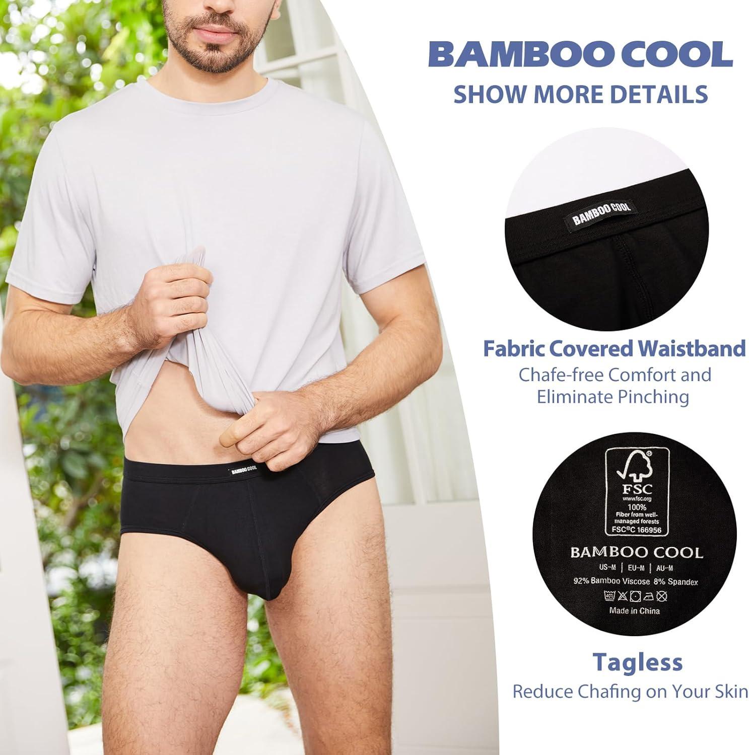 imageMens Tagless Briefs Coverd Waistband Comfort Soft Underwear with Contour Pouch Breathable Underpants MultipacksBlack gray purple blue green7pack