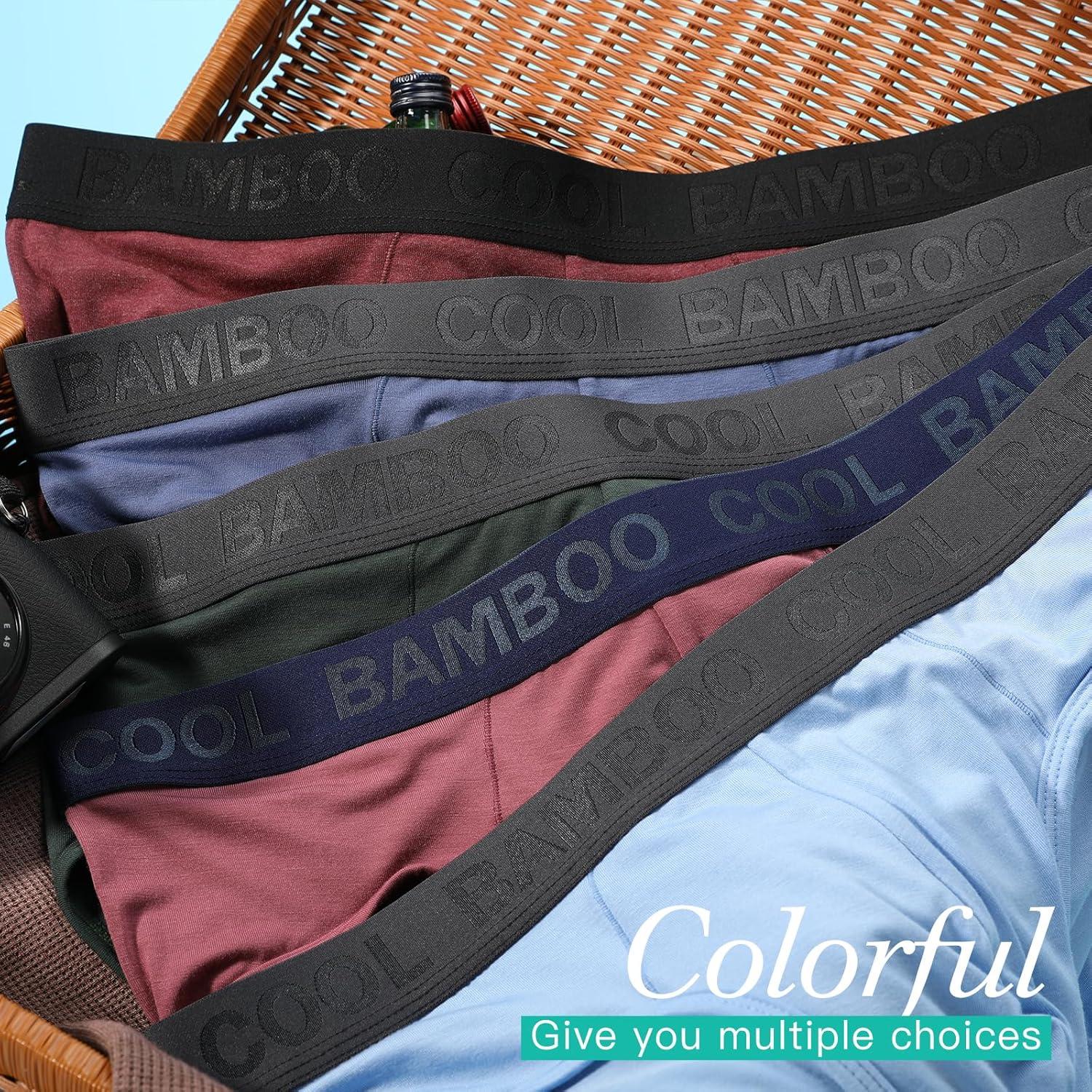 imageMens Tagless Briefs Coverd Waistband Comfort Soft Underwear with Contour Pouch Breathable Underpants MultipacksDark Blue purple red light Blue