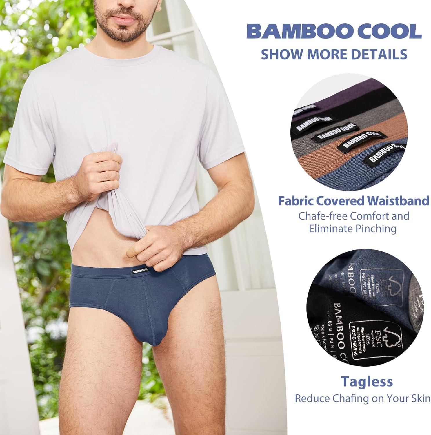 imageMens Tagless Briefs Coverd Waistband Comfort Soft Underwear with Contour Pouch Breathable Underpants MultipacksGray green purple red7pack