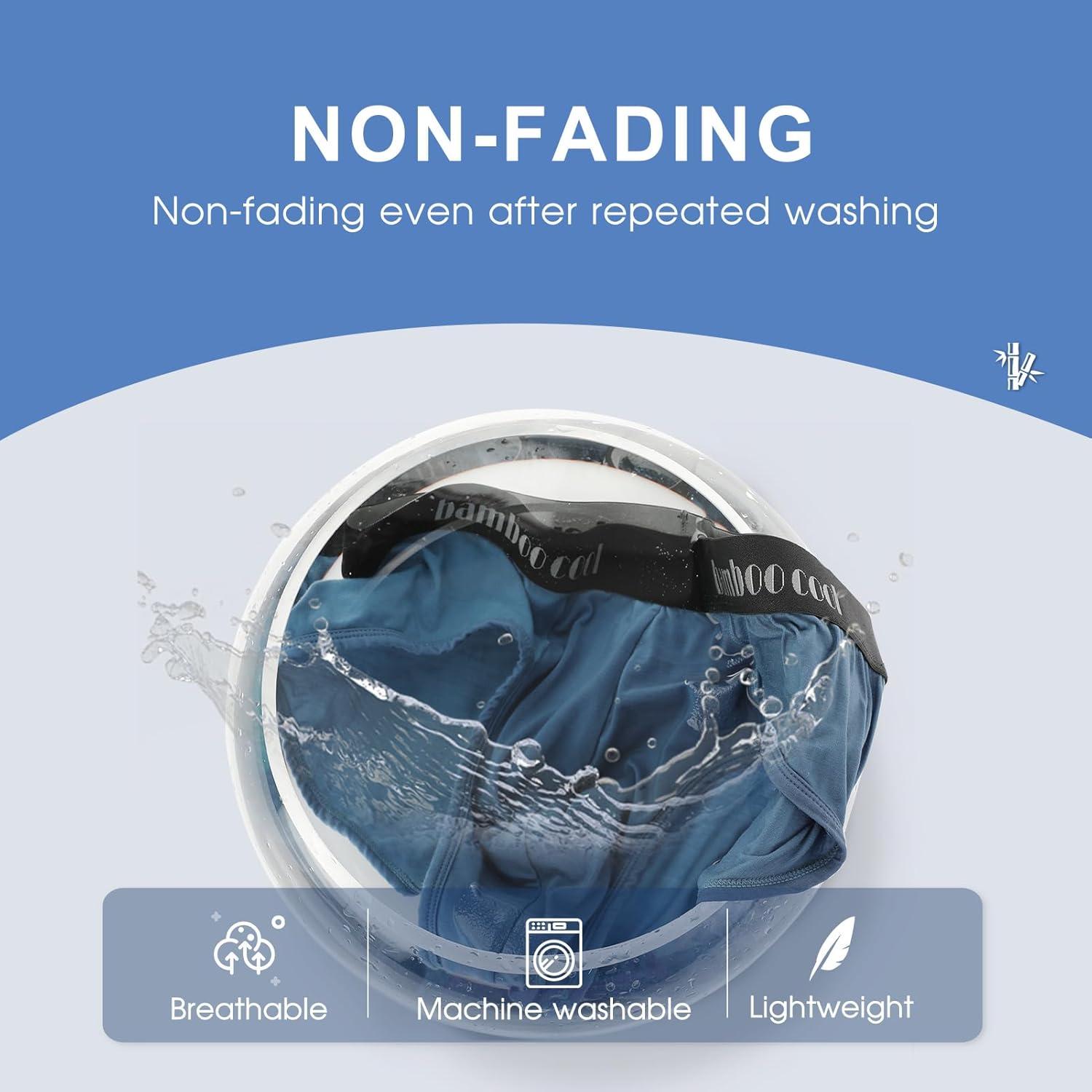 imageMens Tagless Briefs Coverd Waistband Comfort Soft Underwear with Contour Pouch Breathable Underpants MultipacksPowderblue light Blue red dark Blue