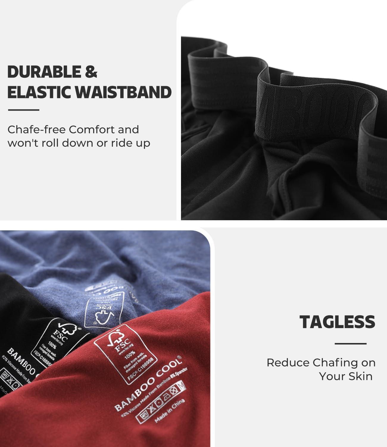 imageMens Tagless Briefs Coverd Waistband Comfort Soft Underwear with Contour Pouch Breathable Underpants MultipacksPurple red black blue