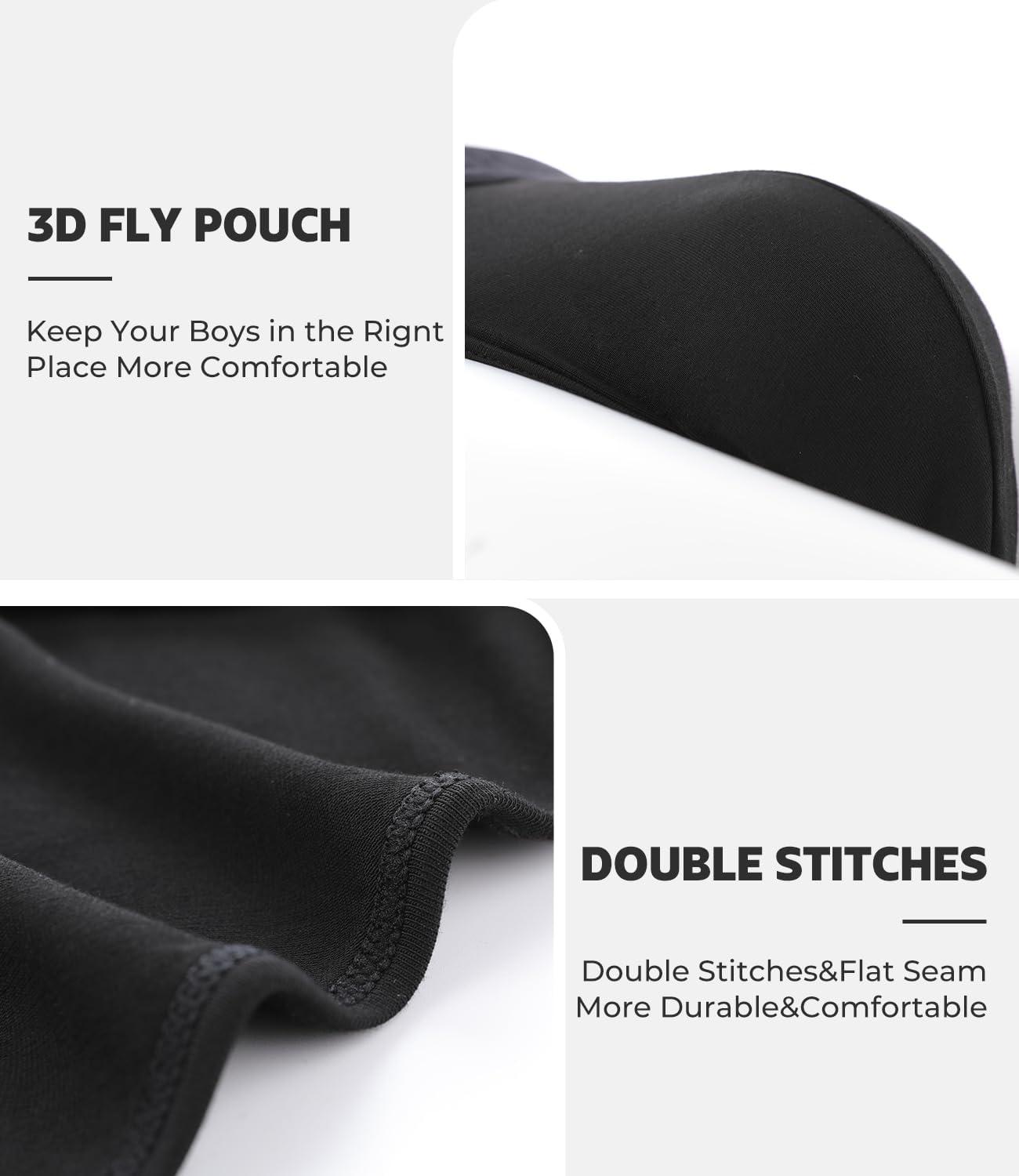 imageMens Tagless Briefs Coverd Waistband Comfort Soft Underwear with Contour Pouch Breathable Underpants MultipacksPurple red black blue