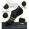 imageBAMBOO COOL Mens NoShow Socks Low Cut Breathable MoistureWicking Socks Non Slip Running Workout casual 6 PacksBlack6