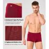 imageBAMBOO COOL Mens Trunks Underwear Soft Breathbale with Stretchy Full Coverage Waistband and Open Fly Pouch 4 Pack03multicolor 4 Pack