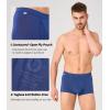 imageBAMBOO COOL Mens Trunks Underwear Soft Breathbale with Stretchy Full Coverage Waistband and Open Fly Pouch 4 Pack04multicolor 4 Pack