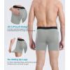 imageBAMBOO COOL Mens Underwear Breathable Boxer Briefs with Fly MoistureWicking Lightweight Underwear 7Pack02multicolor 3 Pack