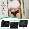 imageMens Tagless Briefs Coverd Waistband Comfort Soft Underwear with Contour Pouch Breathable Underpants MultipacksBlack4pack