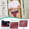 imageMens Tagless Briefs Coverd Waistband Comfort Soft Underwear with Contour Pouch Breathable Underpants MultipacksDark Blue purple red light Blue