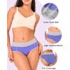 imageBAMBOO COOL Womens Underwear High Waisted Briefs Full Coverage Soft and Breathable Panties 5PackMulticolor E5pack