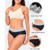 imageBAMBOO COOL Womens Underwear High Waisted Briefs Full Coverage Soft and Breathable Panties 5PackMulticolor H5pack