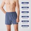 imageBAMBOO COOL Mens Boxers Short Classic Fit Soft Casual Underwear Loose Breathable Boxer Shorts for MenCblack Grey  Blue  Blue Stripe  Black Stripe  Black5pack