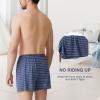 imageBAMBOO COOL Mens Boxers Short Classic Fit Soft Casual Underwear Loose Breathable Boxer Shorts for MenCblack Grey  Blue  Blue Stripe  Black Stripe  Black5pack