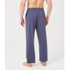 imageBAMBOO COOL Mens Pajamas Bottoms Pajama Pants for Men Lounge Sleep Bottom Pj Pant Soft Comfy Sleepwear with PocketsBrock Gray  Light Grey2 Pack