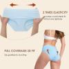 imageBAMBOO COOL Womens Underwear Mid Waisted Brief Ladies Seamless Panties Moisture Wicking Stretchy Full CoverageMulticolor5packd