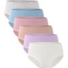 imageBAMBOO COOL Womens Underwear Mid Waisted Brief Ladies Seamless Panties Moisture Wicking Stretchy Full CoverageMulticolor6packe