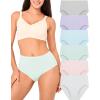 imageBAMBOO COOL Womens Underwear Soft Panties for Women Full Coverage Ladies Underpants Full Coverage Briefs6 PackMulticolor D6pack