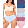 imageBAMBOO COOL Womens Underwear Soft Panties for Women Full Coverage Ladies Underpants Full Coverage Briefs6 PackMulticolor E6pack