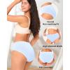 imageBAMBOO COOL Womens Underwear Soft Panties for Women Full Coverage Ladies Underpants Full Coverage Briefs6 PackMulticolor E6pack