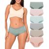 imageBAMBOO COOL Womens Underwear Soft Panties for Women Full Coverage Ladies Underpants Full Coverage Briefs6 PackMulticolor F6pack