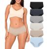 imageBAMBOO COOL Womens Underwear Soft Panties for Women Full Coverage Ladies Underpants Full Coverage Briefs6 PackMulticolor H6pack