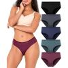 imageBAMBOO COOL Womens Underwear Breathable Mesh MoistureWicking Briefs Soft ampamp Lightweight PantiesMulticolor F5pack