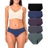 imageBAMBOO COOL Womens Underwear Breathable MoistureWicking Briefs Hipster Ladies Panties 5PackMulticolor I5pack