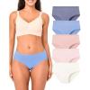 imageBAMBOO COOL Womens Underwear Breathable MoistureWicking Briefs Hipster Ladies Panties 5PackMulticolor J5pack