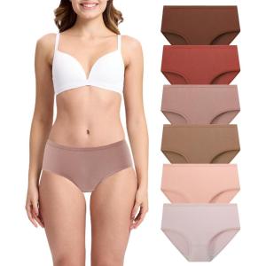imageBAMBOO COOL Womens Underwear Breathable Mesh MoistureWicking Briefs Soft ampamp Lightweight PantiesMulticolor C6pack