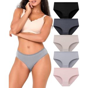 imageBAMBOO COOL Womens Underwear Breathable Mesh MoistureWicking Briefs Soft ampamp Lightweight PantiesMulticolor G5pack