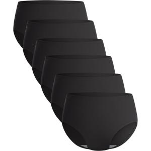 imageBAMBOO COOL Womens Underwear Soft Panties for Women Full Coverage Ladies Underpants Full Coverage Briefs6 PackMulticolor A6pack