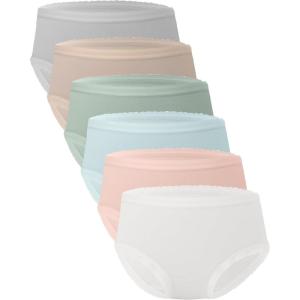 imageBAMBOO COOL Womens Underwear Soft Panties for Women Full Coverage Ladies Underpants Full Coverage Briefs6 PackMulticolor I6pack