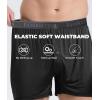 imageBAMBOO COOL Soft Mens Boxer Shorts 3 PackSilk Feeling Underwear for men with Button FlyBreathable Loose Fit BoxersAmulticolor3 Pack